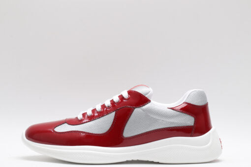 Prada America’s Cup Soft rubber and bike fabric sneakers