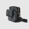 GG Small jumbo GG crossbody bag Grey and black