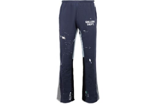 Sweatpants Gallery Dept. Painted flare navy blue