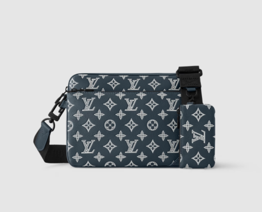 LV Trio Messenger Bag Navy Blue