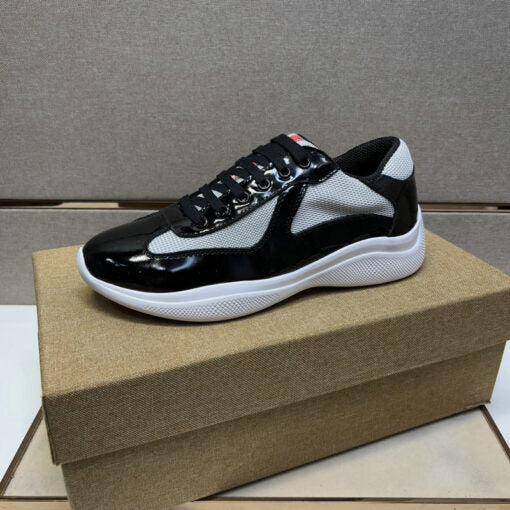 Prada America’s Cup Soft rubber and bike fabric sneakers