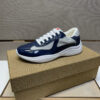 Prada America’s Cup Soft rubber and bike fabric sneakers