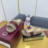 GG slide sandal beige with web